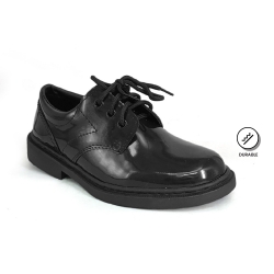 Black PU Leather Uniform Cadet Formal Shoes Kids CD-52531